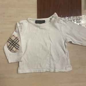 Burberry long sleeves 6m